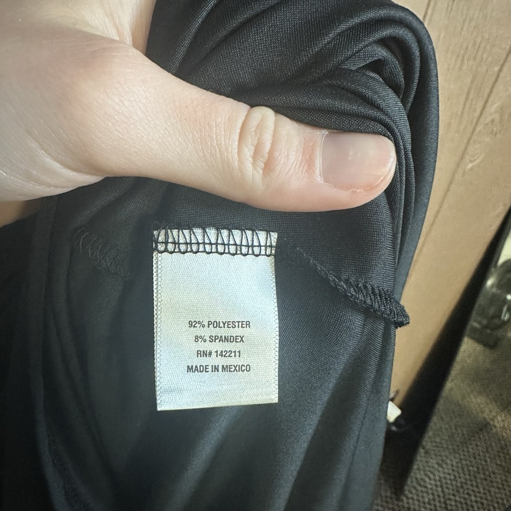 NWT 24Seven Comfort Apparel Maxi Skirt Black Pockets Foldover Casual Relaxed - Picture 5 of 8